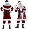 Santa Claus Full Set | Merry ChristmasDressesAdult-Christmas-Costume-9-Pcs-Ve-2