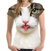 3D Cat Print ShirtTopsCamiseta-moderna-en-3d-para-homb-1