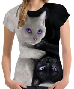 3D Cat Print ShirtTopsCamiseta-moderna-en-3d-para-homb-3