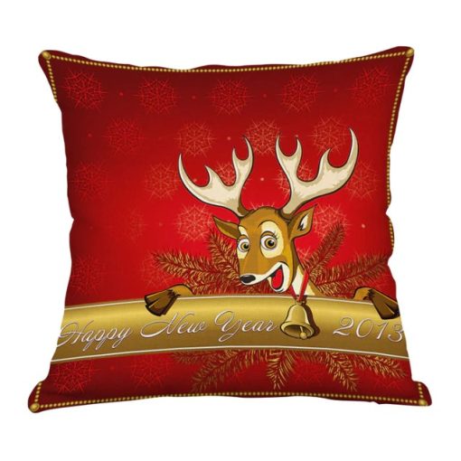 Christmas Home Decor CushionGadgetsChristmas-Xmas-Red-PillowCase-Tr-1