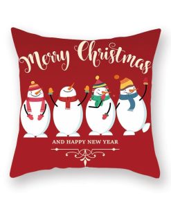 Christmas Home Decor CushionGadgetsChristmas-Xmas-Red-PillowCase-Tr-3