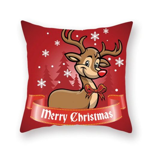 Christmas Home Decor CushionGadgetsChristmas-Xmas-Red-PillowCase-Tr-4