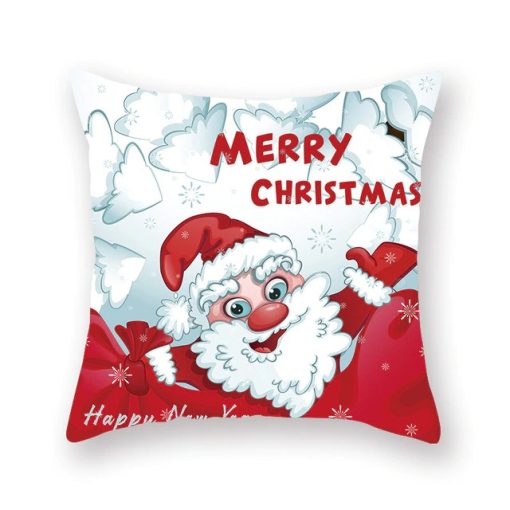 Christmas Home Decor CushionGadgetsChristmas-Xmas-Red-PillowCase-Tr