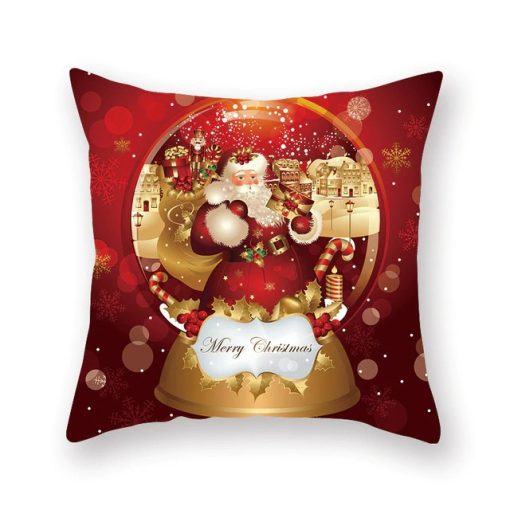 Christmas Home Decor CushionGadgetsChristmas-Xmas-Red-PillowCase-Tr-8