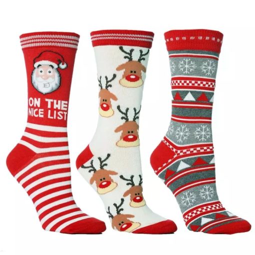 New Arrival Unisex Christmas SocksBottomsFashion-Christmas-Socks-Santa-Cl-5