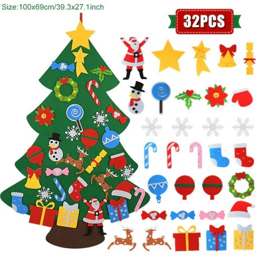 Christmas Tree Decoration For KidsGadgetsKids-DIY-Felt-Christmas-Tree-Chr-3