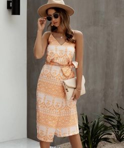 Hot Sale Backless Cotton SundressDressesLossky-Cotton-Dress-Women-Printe-2