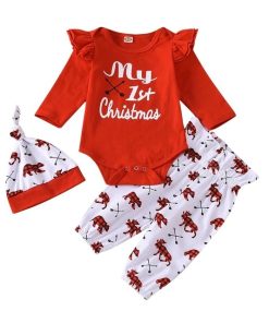 Christmas Kid’s OutfitsKidsLovely-Kids-Baby-Girl-Boy-My-Fir-9