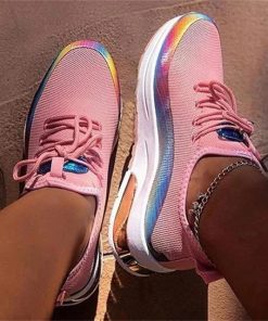 Mesh Air-Cushion Flat Women’s SneakersShoesNew-Sneakers-Women-Casual-Shoes