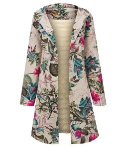 Plus Size Cotton Floral Women’s Vintage CoatTopsPlus-Size-Women-s-jacket-Suede-w-2