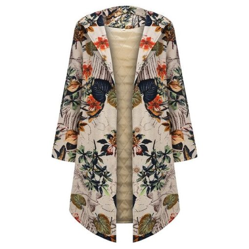 Plus Size Cotton Floral Women’s Vintage CoatTopsPlus-Size-Women-s-jacket-Suede-w-3