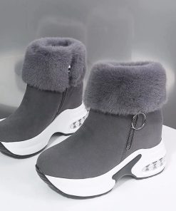 New Warm Plush Winter Warm BootsBootsWomen-Ankle-Boot-Warm-Plush-Wint