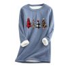 Women’s Fleece Christmas Warm TopsTopsWomen-Fleece-Sweatshirt-Christma-7