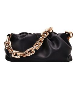 Korean Style Soft Luxury HandbagHandbagsBag-For-Women-Cloud-bag-Soft-Lea-5