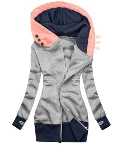 New Zipper Hooded Warm SweatshirtTopsCoats-And-Jackets-Women-2020-Fas-2