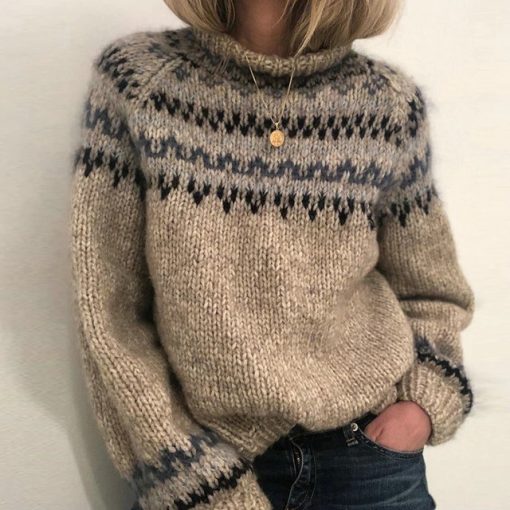 Adorable Knitted SweaterTopsFashion-Women-Sweaters-Autumn-Wi