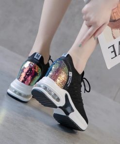 Air Mesh Stunning SneakerBootsKnitted-Elastic-Mesh-Sneakers-Wo-3