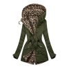 Women’s Leopard Print Hooded CoatTopsWinter-Clothes-Women-Parka-Jacke-2