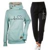 2021 New Two Piece Women’s TracksuitBottomsAutumn-Spring-Women-Tracksuits-H-2