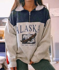 New Arrival Alaska SweatshirtTopsWomen-Letter-Printed-Sweatshirts