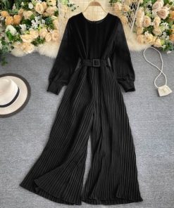 2021 New Style Wide Leg Solid Color JumpsuitDressesFitaylor-2020-New-Autumn-Elegant-4