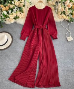 2021 New Style Wide Leg Solid Color JumpsuitDressesFitaylor-2020-New-Autumn-Elegant-5