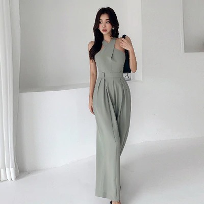 New Korean Style RomperDressesNew-Women-Jumpsuits-Sexy-Backles
