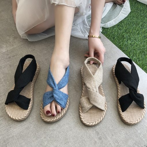 2021 Luxury Summer Flat SandalsShoesSummer-Flat-Women-Shoes-2021-Lux-4