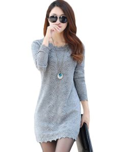 Korean New Style Mini DressDressesWomen-Sweaters-Pullovers-2020-Ne-2