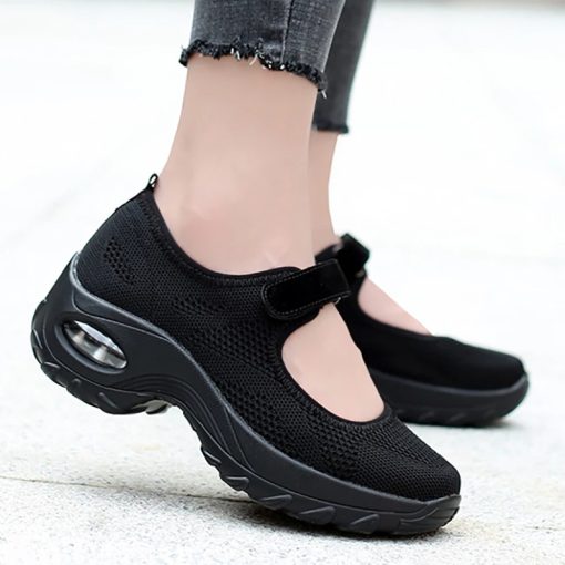 2021 New Air Cushion Mesh SneakerShoes2020-New-Air-Cushion-Flat-Shoes