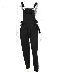 New Arrival Cotton JumpsuitDressesVangull0-Spring-New-Solid-Womens