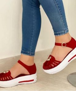 Summer Buckle Strap SandalShoes2021-Women-Sandals-Wedges-Shoes-3