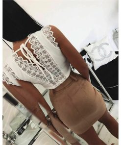 Sleeveless Lace Vest TopTopsFactory-Direct-Sale-s-Women-Ladie