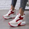 Women’s Platform SneakerShoesPlatform-Sneakers-Shoes-Red-Blac