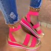 Casual Candy Color SandalShoesSummer-Sandals-Women-Wedges-Plat-3