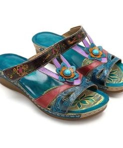 New Summer Leather SlipperShoesWomen-Sandals-Heeled-Slippers-Et-1