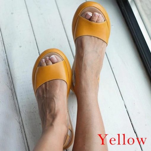 Open Toe Leather SandalShoesWomen-2021-Summer-Sandals-PVC-Le-4
