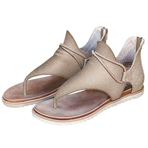New Summer Retro SandalsShoesWomen-Sandals-Women-Retro-Zip-Fl-2