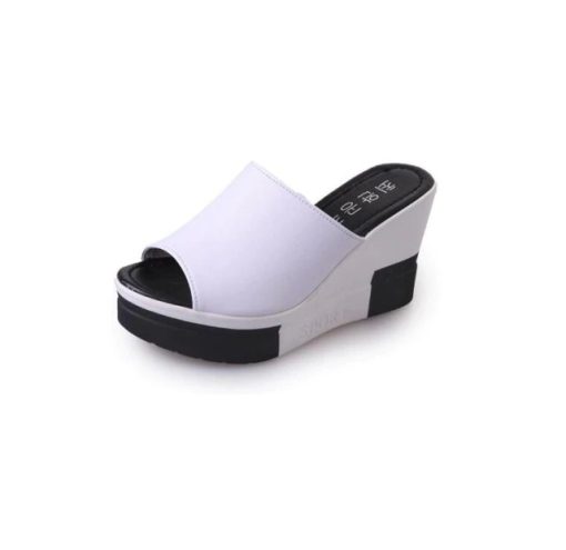 Korean High Heel Leather SandalShoes2020-Fashion-Flip-Flops-Women-sh