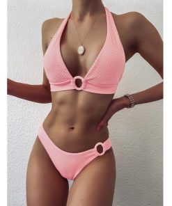 2021 Sexy Halter Bikini SetSwimwears2021-Sexy-Halter-Bikini-Women-Pu