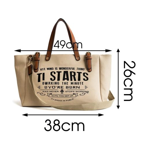 High Quality Large Capacity HandbagHandbagsCasual-Wom-en-Solid-Shoulder-Bag