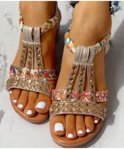 New Gladiator SandalShoesWomen-s-Sandals-Summer-Bohemia-P