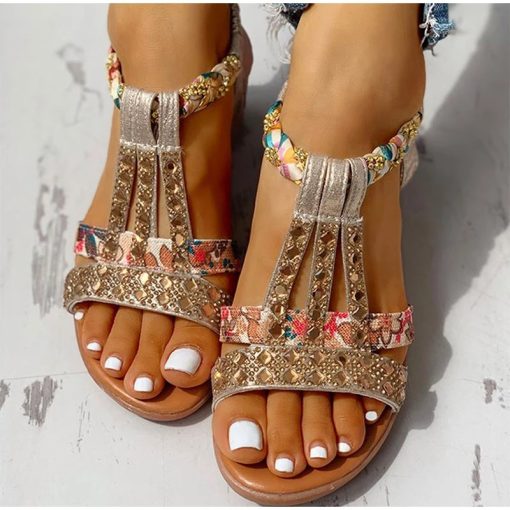 New Gladiator SandalShoesWomen-s-Sandals-Summer-Bohemia-P