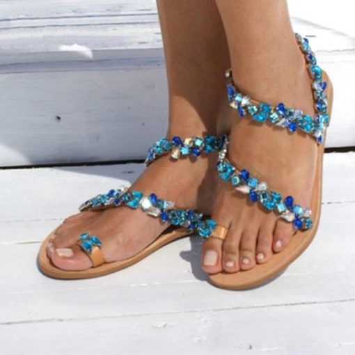 Women’s Beaded Pearly SandalsShoesNew-Summer-Wome-n-s-Beaded-Pearly