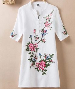 Embroidered Vintage ShirtTopsSummer-Womens-Tops-and-blouses-2-3