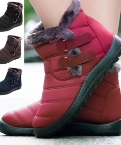 Round Toe Waterproof BootsBootsWomen-Boots-winter-Roun.-d-Toe-Boo