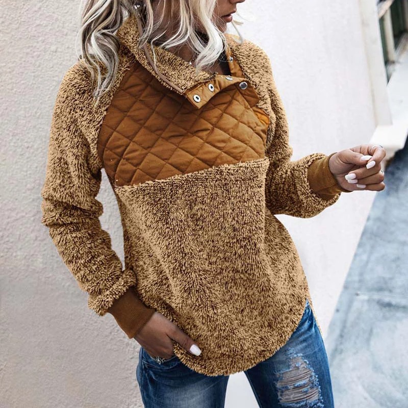 Plush Fluffy Warm Sweatshirt – Miggon