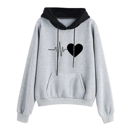 Heartbeat SweatshirtTopsCooeverly-Plus-Size-Hoodie-Women-1