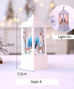 Christmas Decor Snowman Lantern LightGadgetsSanta-Cla-us-Snowman-Lantern-Ligh