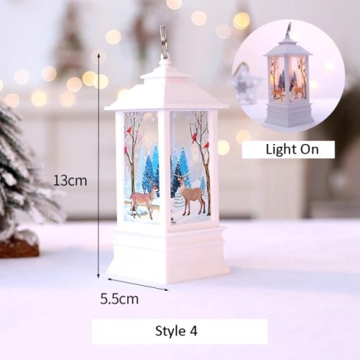 Christmas Decor Snowman Lantern LightGadgetsSanta-Cla-us-Snowman-Lantern-Ligh